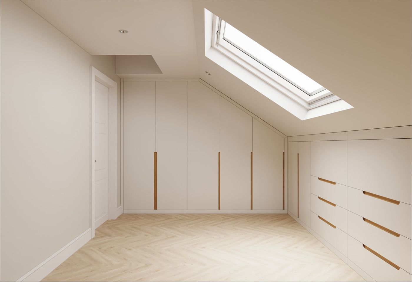 Fitted Sloping Ceiling Wardrobes London | Urban Wardrobes