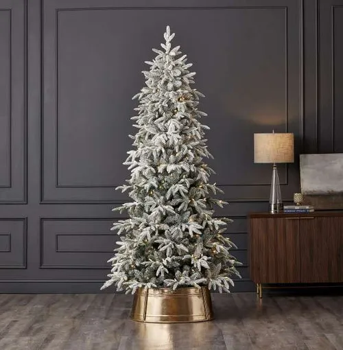 Flocked Christmas Trees | White Artificial Christmas Trees