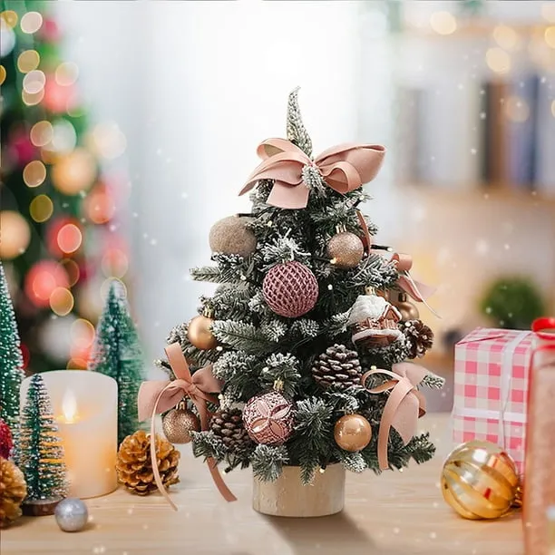 FUYPSE 2026 New Arrivals Glowing Christmas Tree ornament,Glowing Mini  Christmas Tree Christmas Desktop Decorations,Mini Tree for Indoor Christmas  Decoration, Xmas Gifts for Christmas Decorations - W
