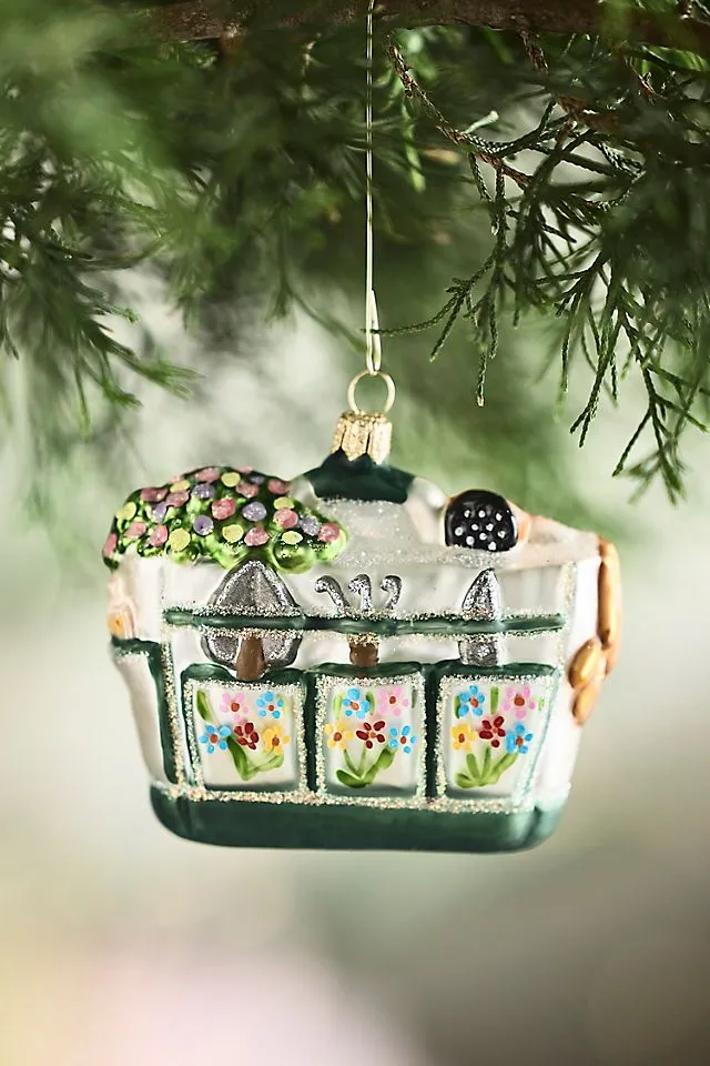Garden Tool Tote Glass Ornament | Terrain