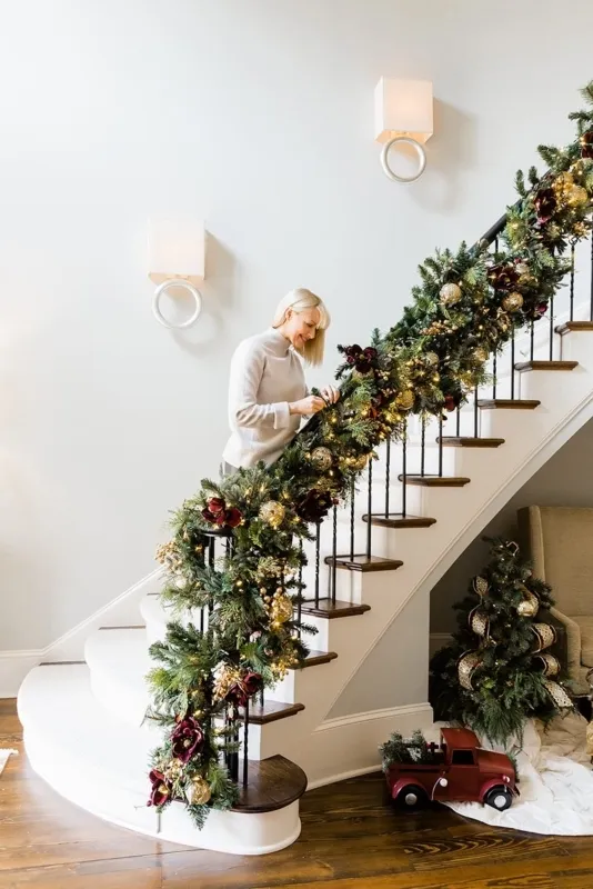 Garlands On Banisters - Designer Picks | Foter
