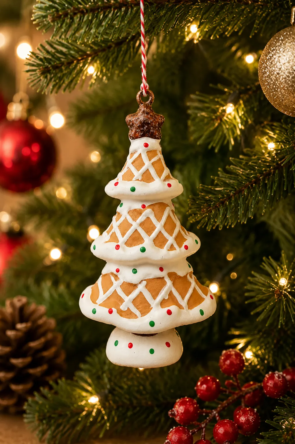 Gingerbread Christmas Tree Ornament | Mistletoe Home