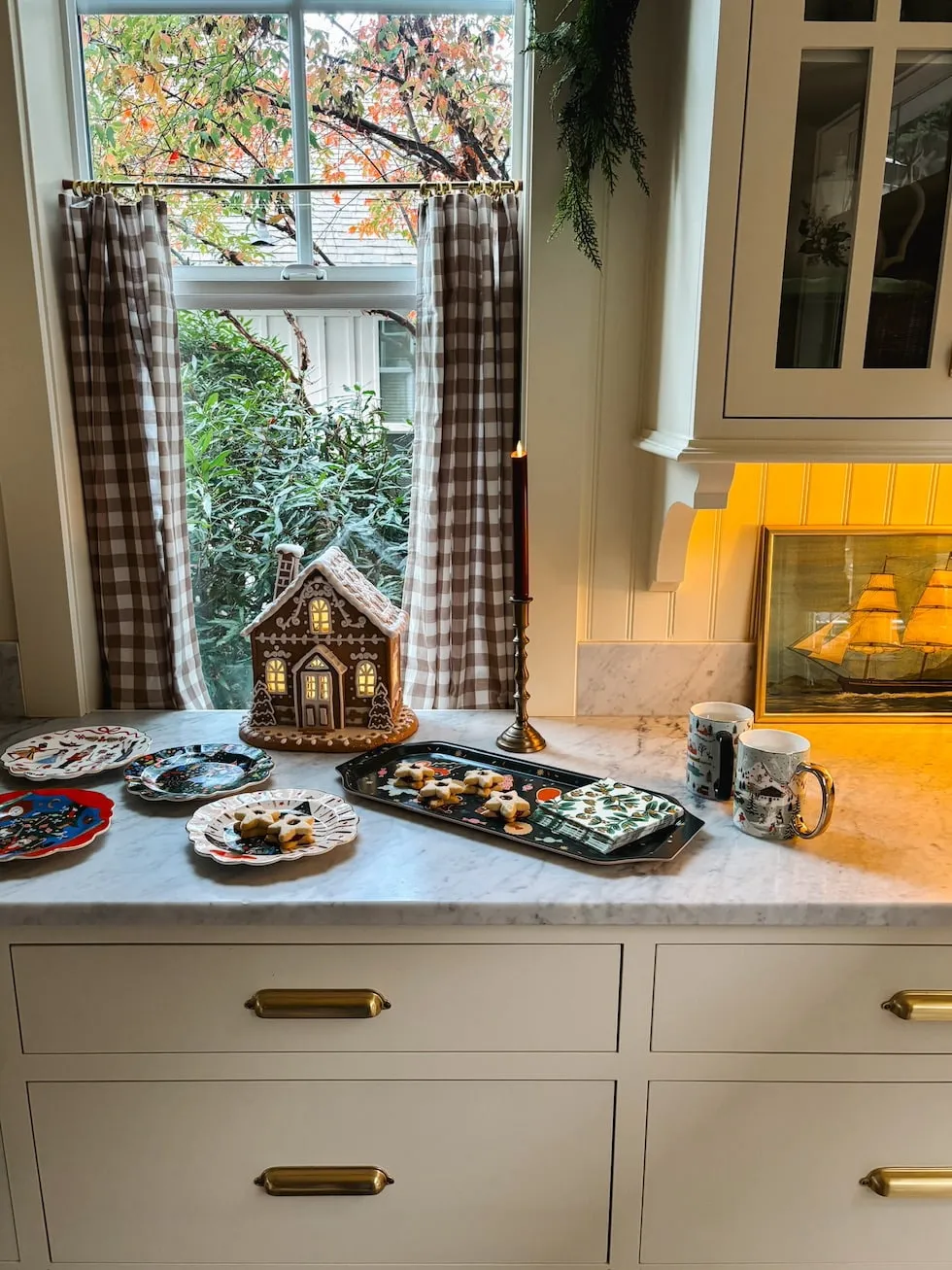 Gingerbread Kitchen Decor Ideas A Gingerbread House For The Kitchen The  Inspired Room