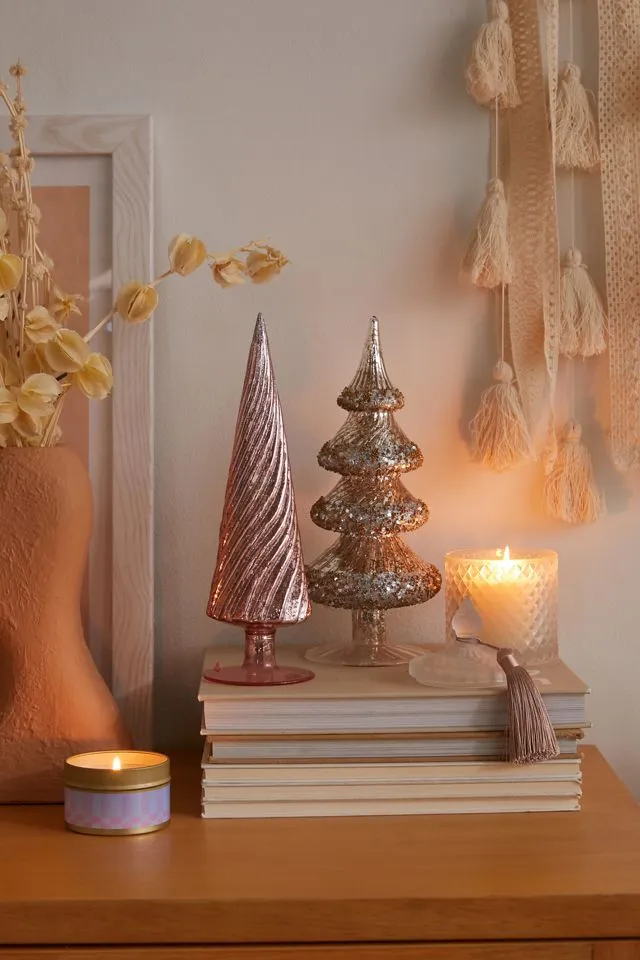 Glittery Glass Christmas Tree | Urban Outfitters