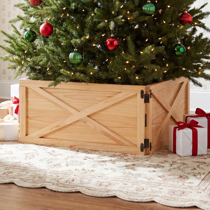 Glitzhome Solid Wood Tree Collar & Reviews | Birch Lane