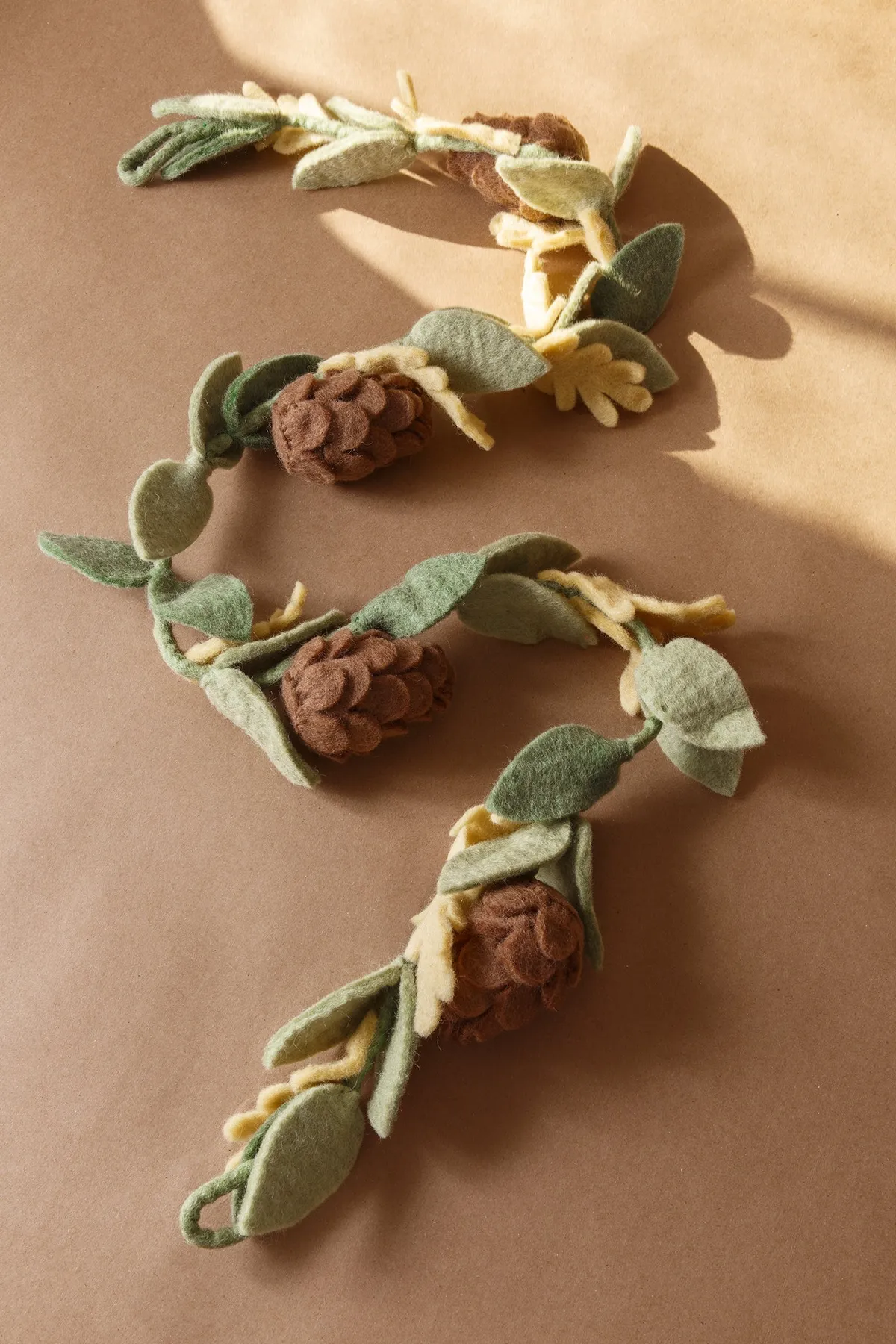 Global Goods Partners Felt Pinecone Garland - Shop