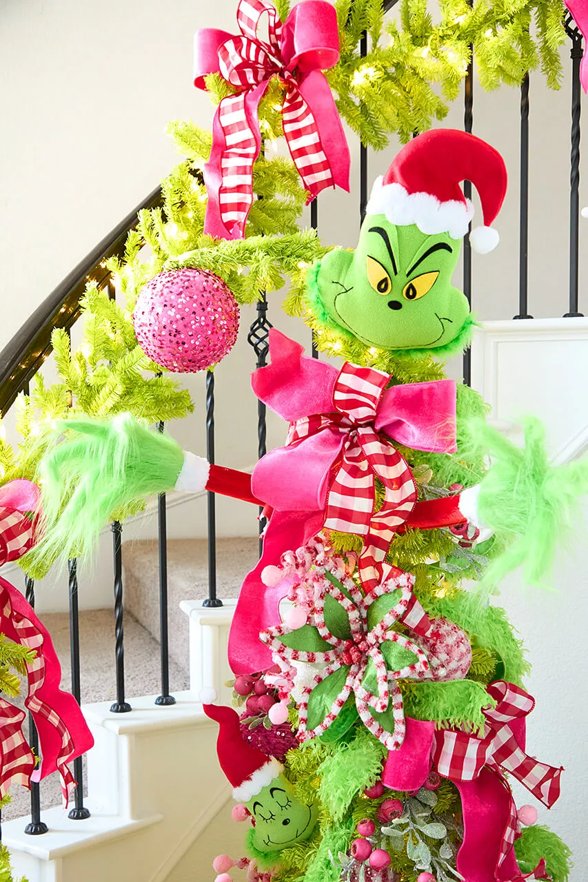 Grinch Christmas Decor Green Tree Topper A Pink Grinch Inspired Christmas  Tree That Even Cindy Lou Would Love Decorator's Warehouse