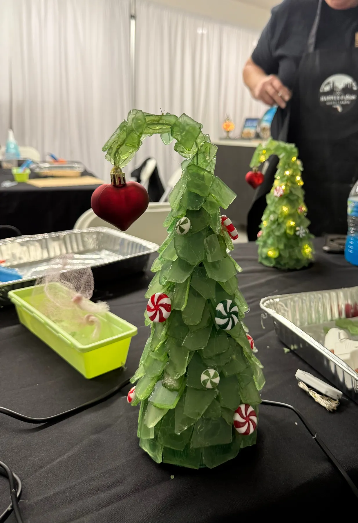 Grinch Sea Glass Tree- Hammer @ Home Craft Kit – Hammer & Stain Tampa
