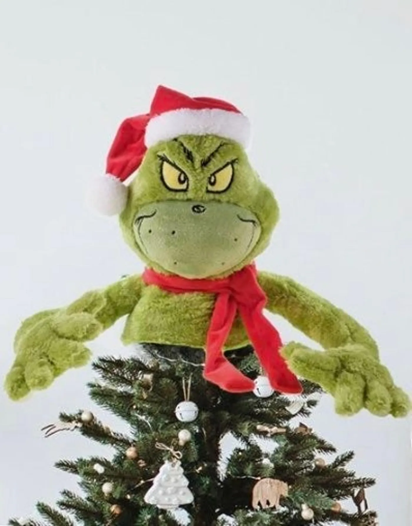 Grinch Tree Hugger Christmas Tree Topper | Mercari