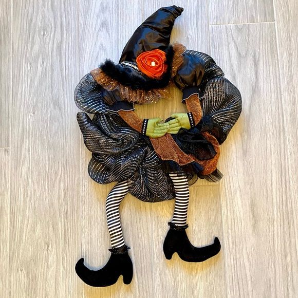 Halloween Witch Wreath