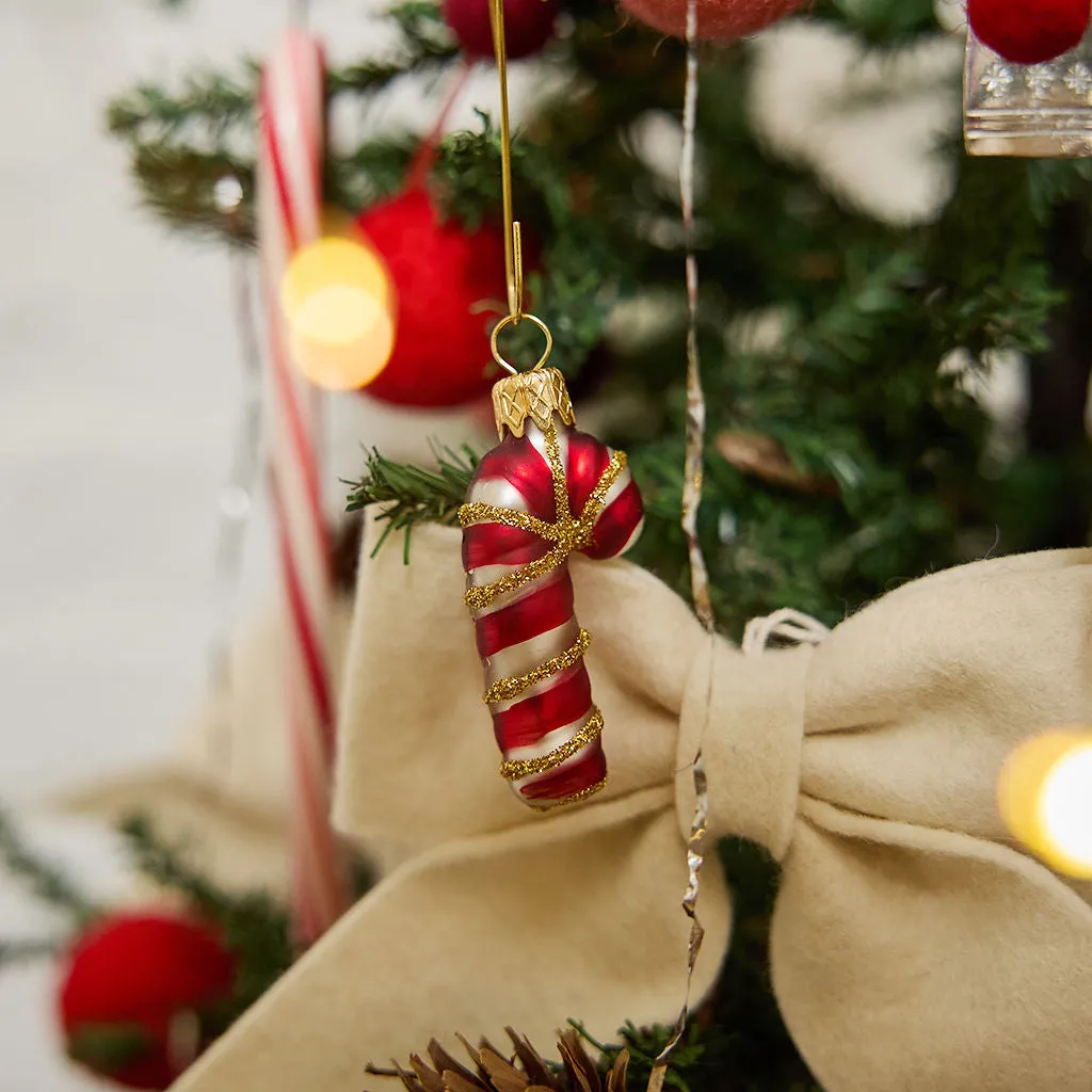 Hand-crafted Vintage Christmas 6-Piece Glass Set of Mini Ornaments – Craftspring