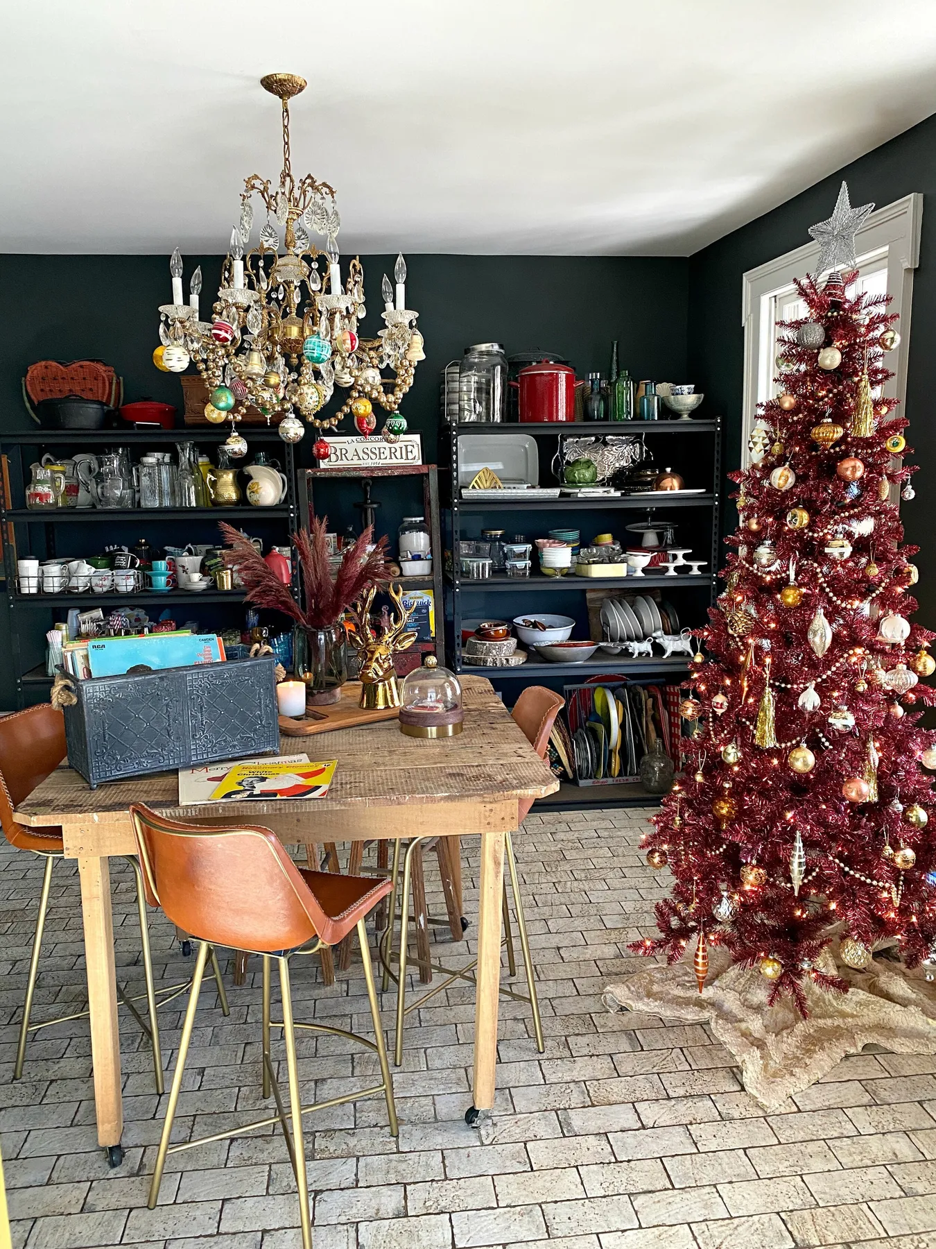 Holiday Home Tour 2019: Glam Vintage Christmas Pantry — Gathered Living