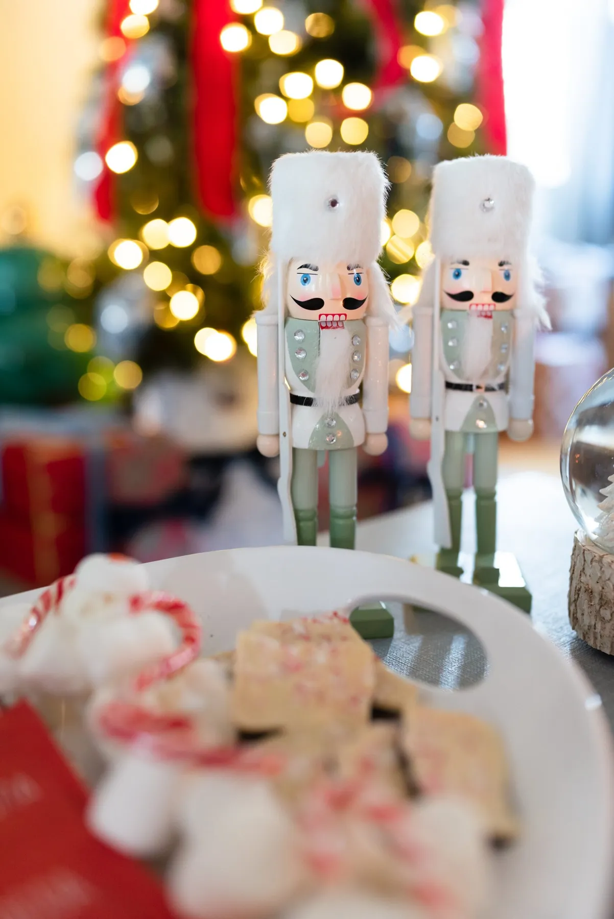 Holiday Mantel & Festive Treats for Movie Night | Kristy & New England