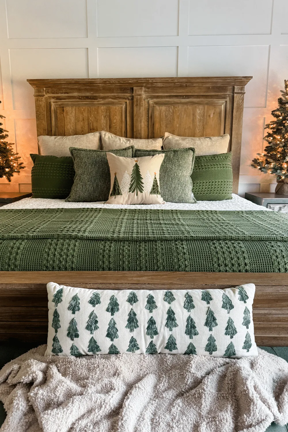 How to add Bedroom Christmas decor for instant cozy vibes! - Wilshire Collections