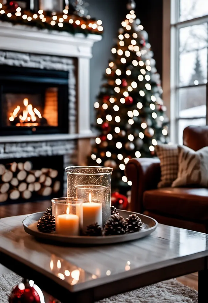 How To Create a Beautiful Christmas: Holiday Living Room Ideas