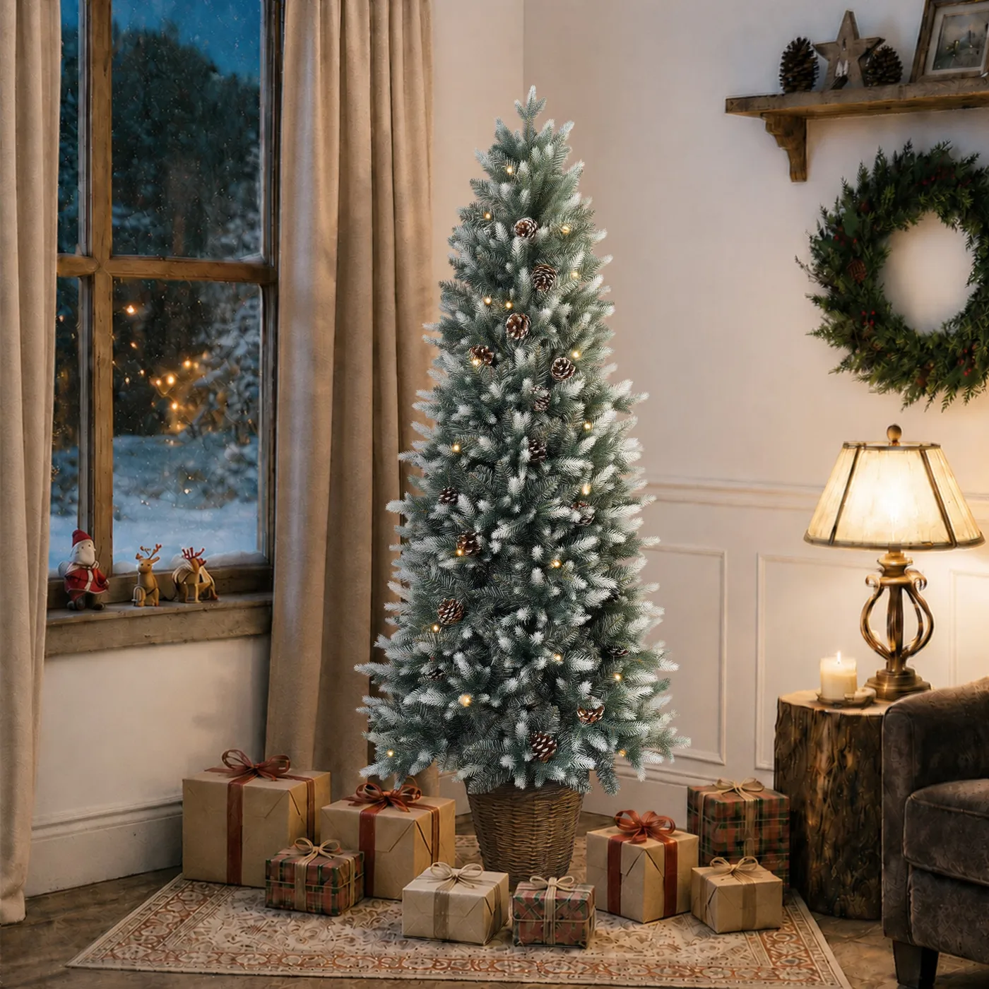 How to Decorate a Snow-Kissed Christmas Tree