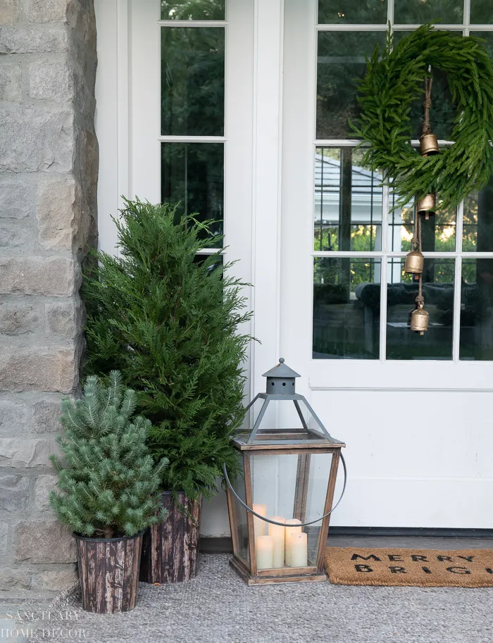 How To Decorate A Winter Front Porch - Sanctuary Home Decor