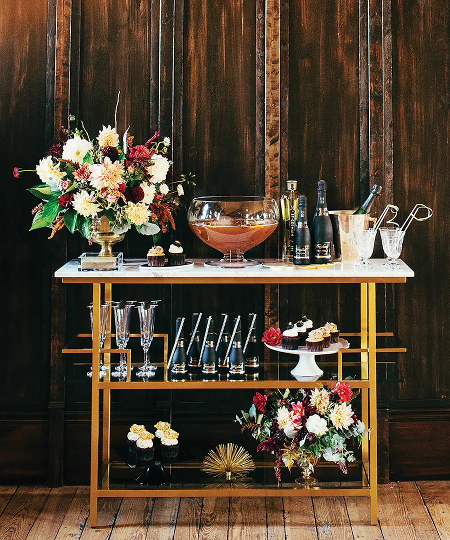 How to Get Your Bar Cart in the New Year's Eve Spirit