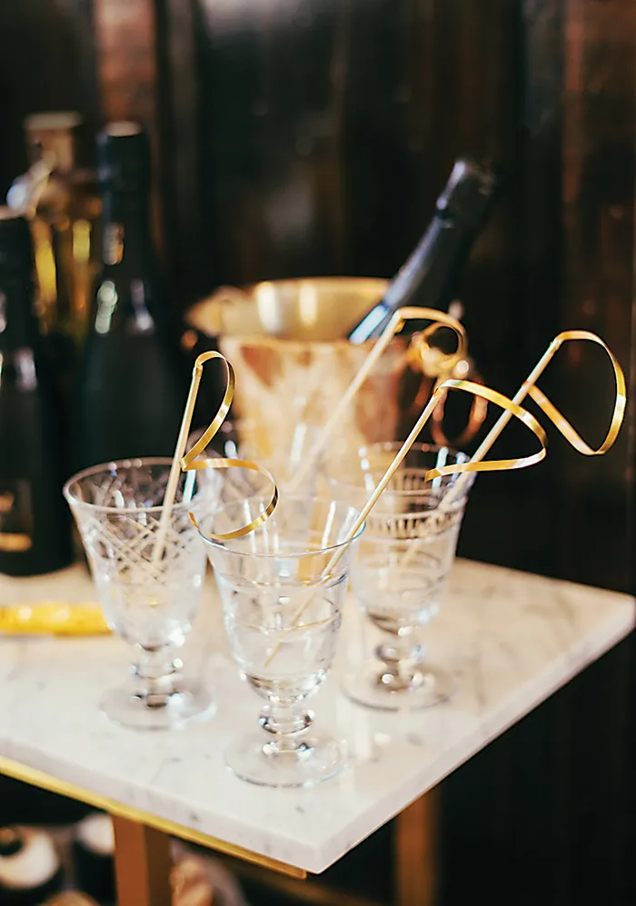 How to Get Your Bar Cart in the New Year's Eve Spirit