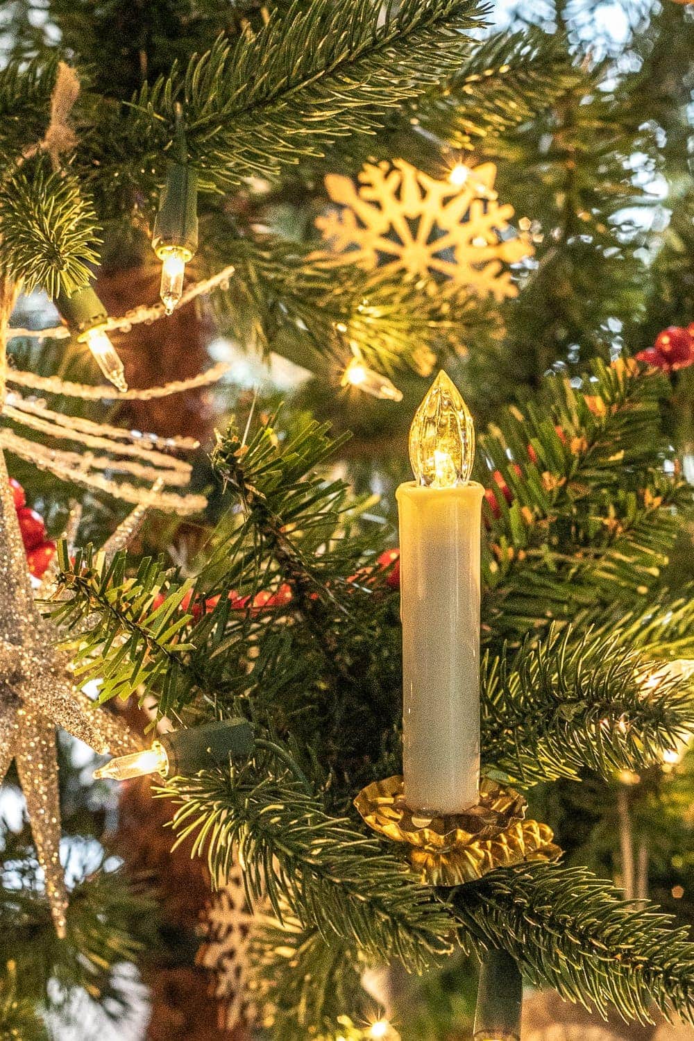 How to Make DIY Antique Style Christmas Tree Candles - Bless'er House