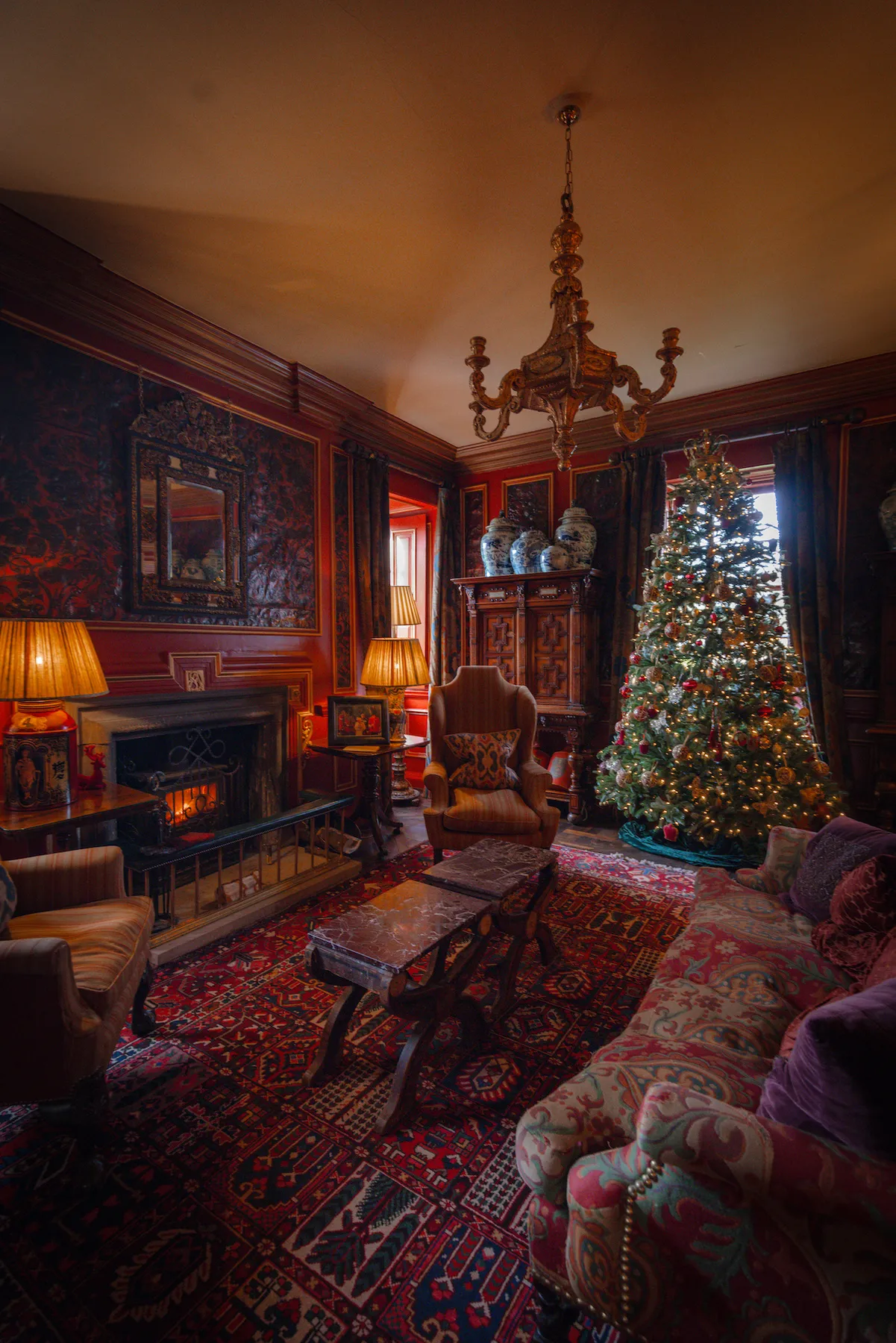 Is this the most festive hotel in Edinburgh? Prestonfield House