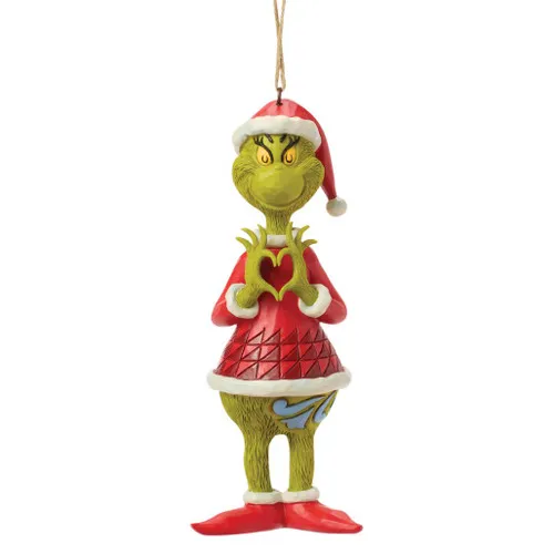 Jim Shore Grinch with Heart Hands Ornament