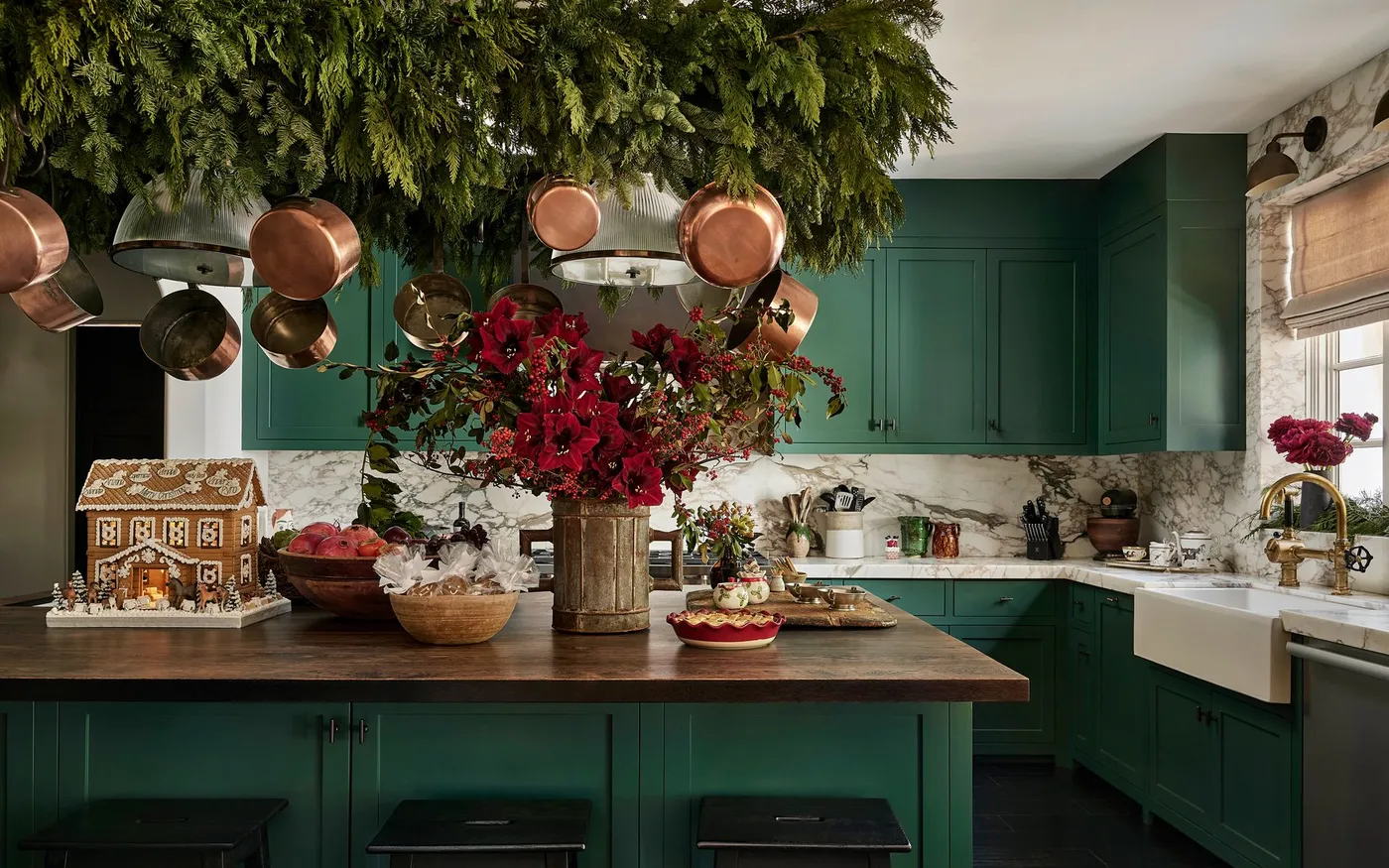 Kendall Jenner's Christmas Decor Open Door | Architectural Digest
