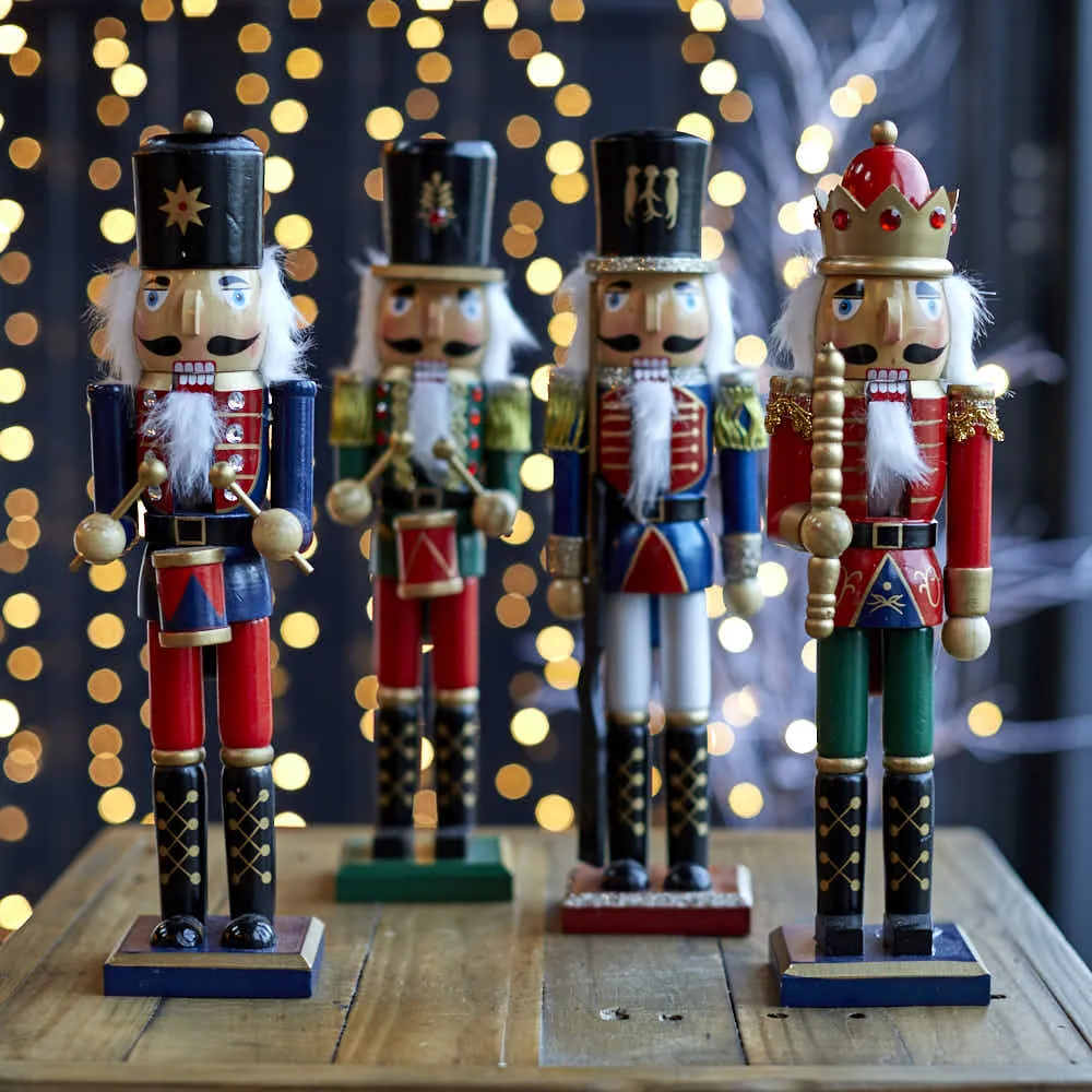 Large Wooden Nutcracker Decoration | Angela Reed