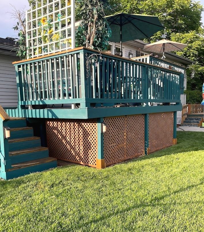 Let's Install Vinyl Lattice Under the Deck! | My Perpetual Project