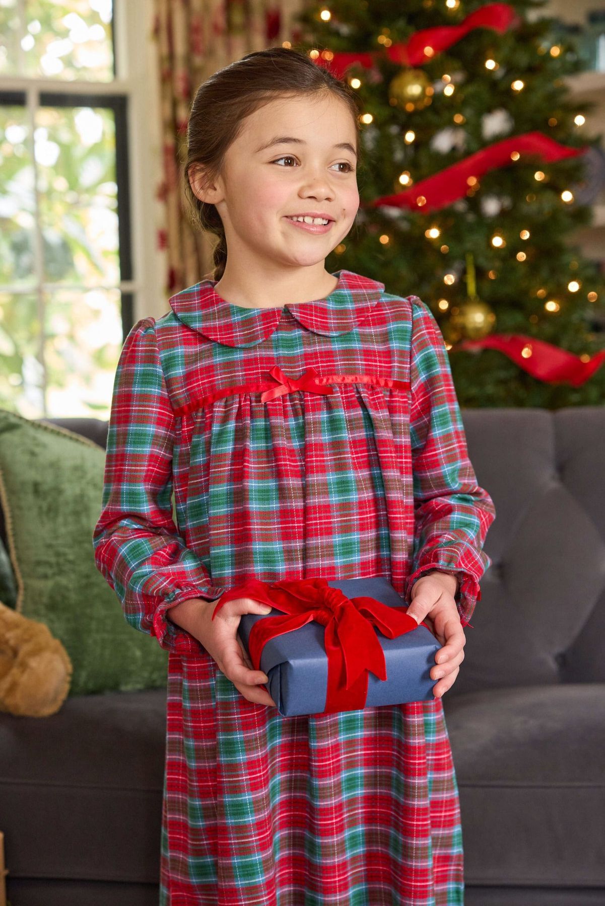 Little English Kids' Classic Nightgown in Highlands Tartan at Nordstrom, Size 2T