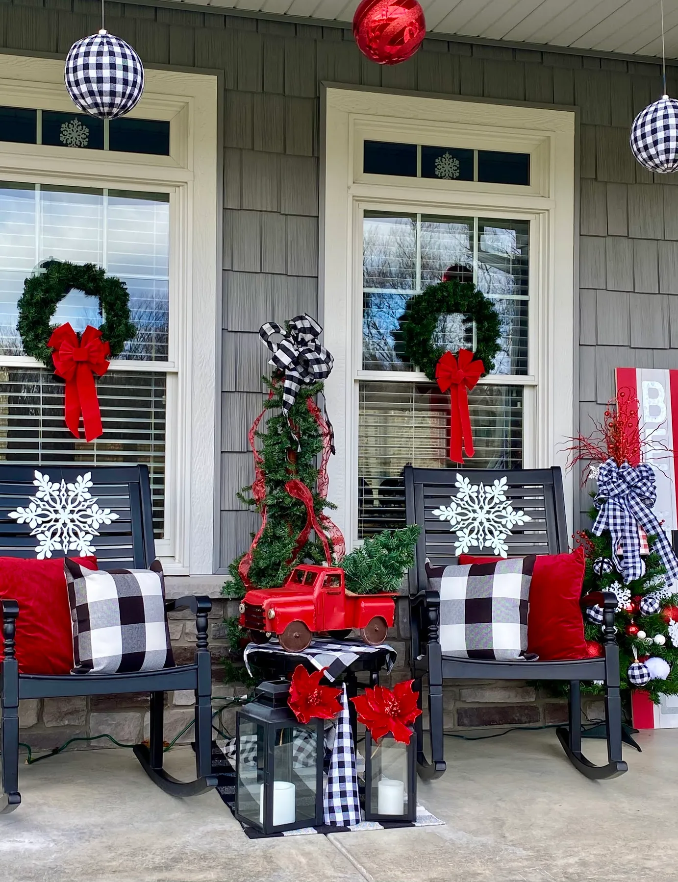 Living on Cloud Nine: CHRISTMAS ON THE PORCH
