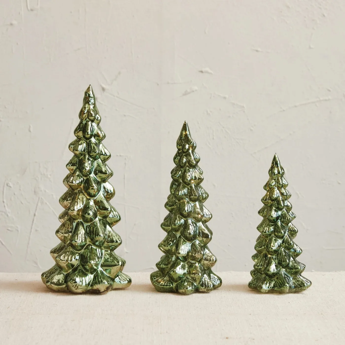 Mercury Glass LED Trees – Independent Interiors