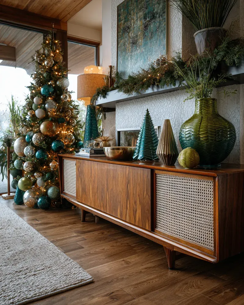 🎁 Mid-Century Modern Christmas Decor: Add Festive Flair! ✨