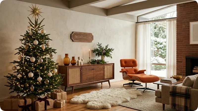 Mid Century Modern Christmas Decor That Feels Retro, Warm, and Intentional  Mid Century Modern Christmas Decor: 10 Retro Ideas