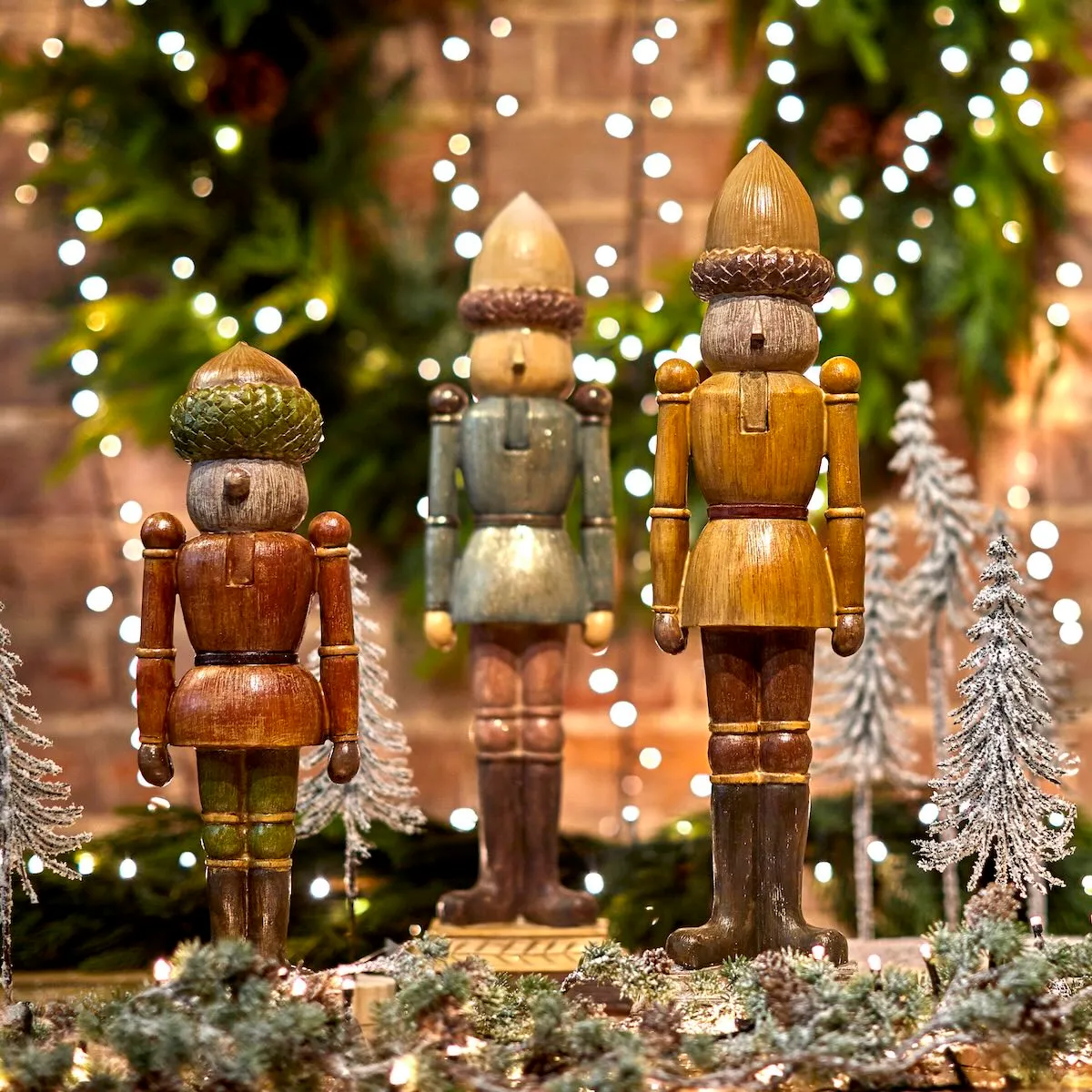 Mini Folk Art Christmas Cottage | Wooden Festive Decor – Angela Reed