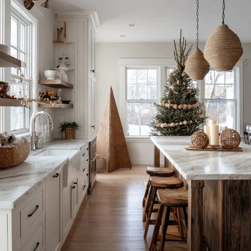 Modern Kitchen Christmas Style Ideas: A Shift To Simplicity
