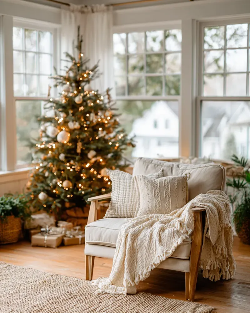 🎄 Modern Minimalist Christmas Decor: Effortless Chic!