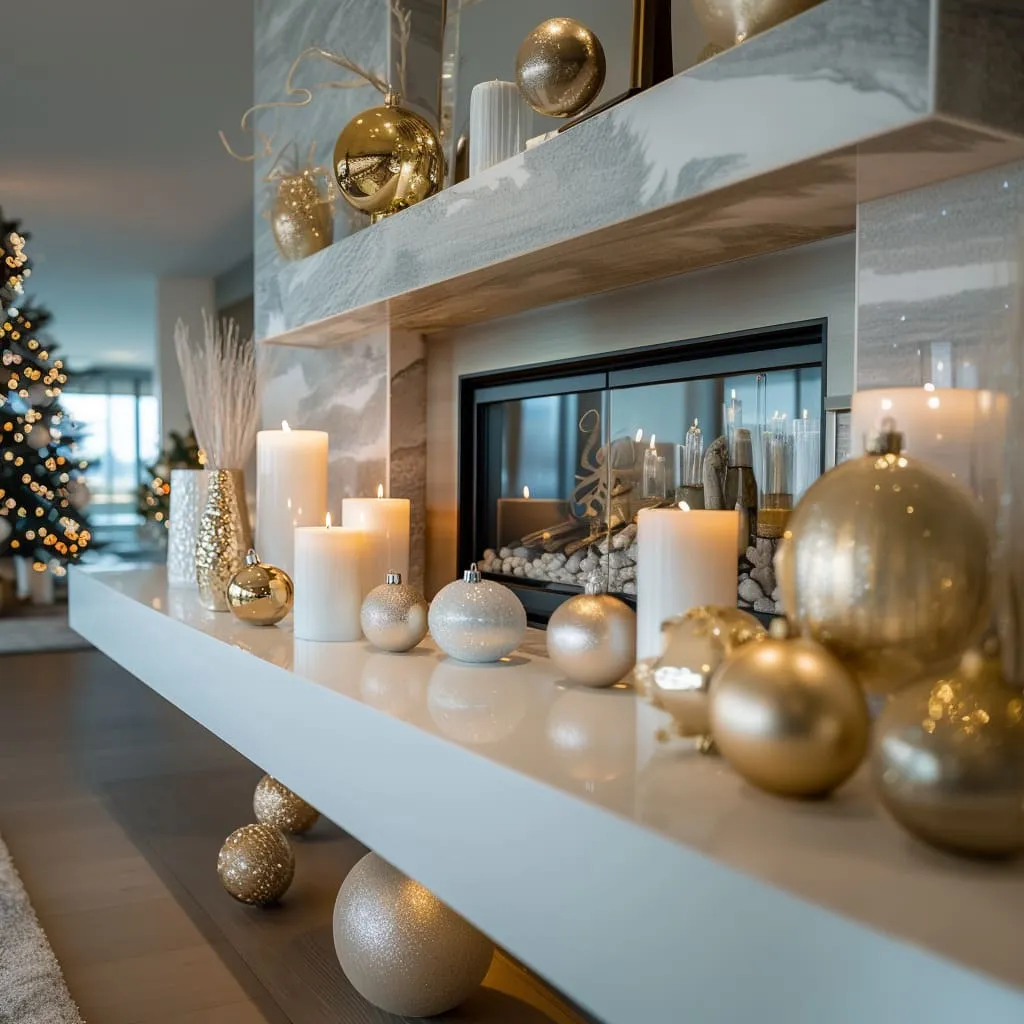 Modern Stylish Christmas Mantel Decorating Ideas Made Easy