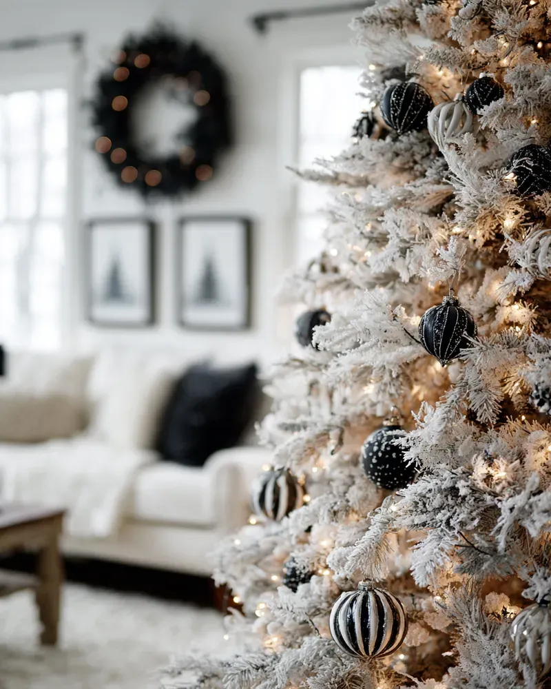 Monochromatic Christmas Decor: Chic, Sophisticated & So Easy! 🖤✨