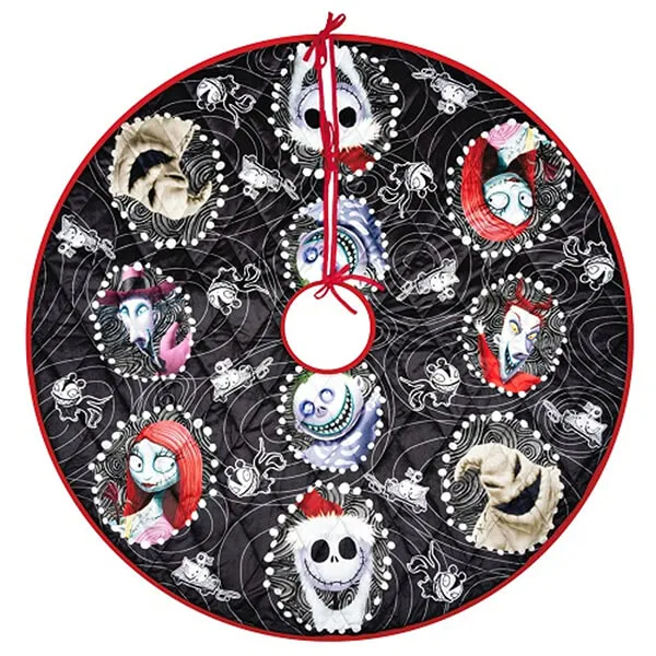 Nightmare Before Christmas - Halloween Town Tree Skirt (2023) | Dar's Gifts