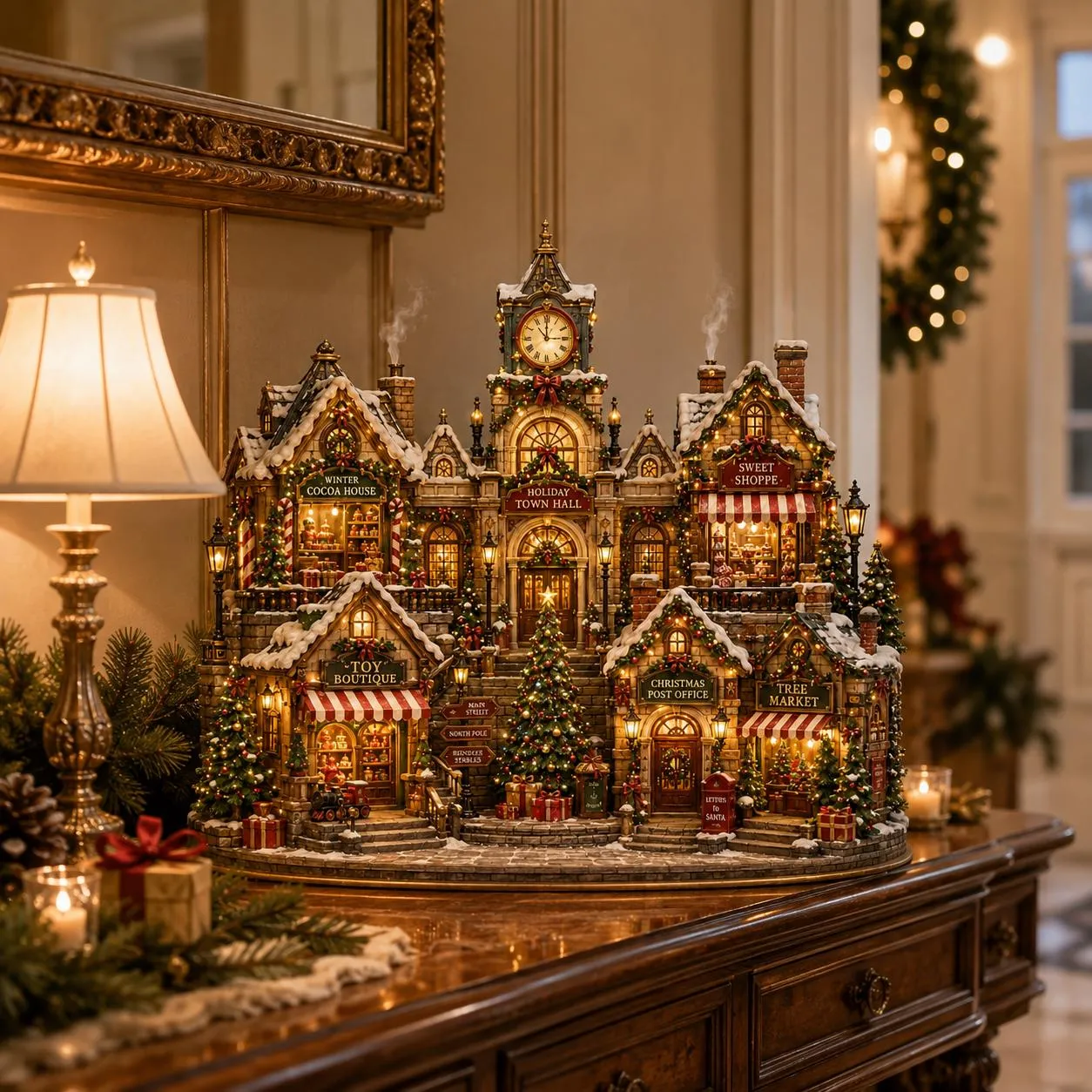 Nostalgic Christmas Decor Old Christmas Village Houses Nostalgic Christmas Village Ideas For Your Holiday Mantel
