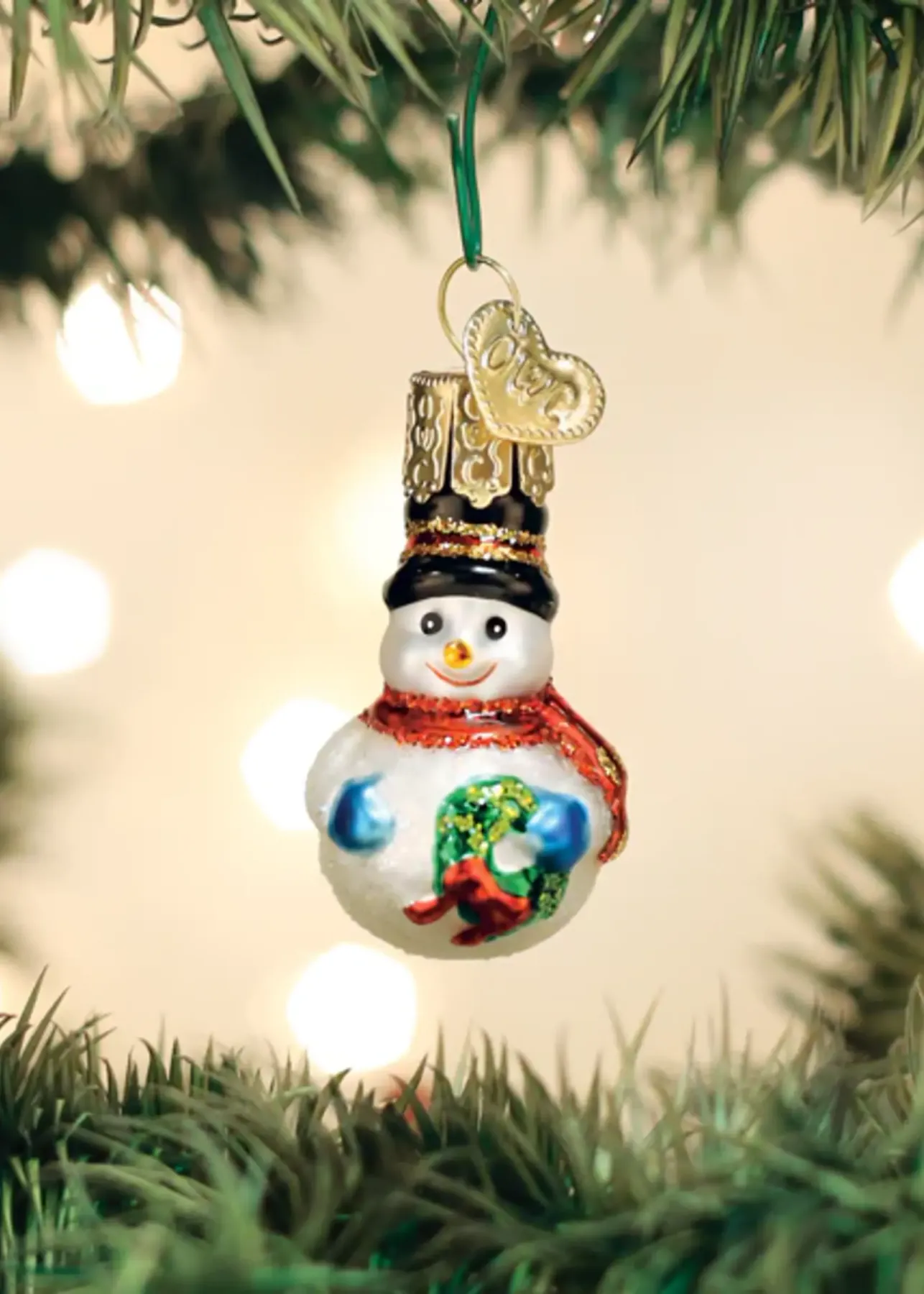 OLD WORLD CHRISTMAS MINI SNOWMAN ORNAMENT | CARDSMART IN BUFFALO, NY - CardSmart Greetings