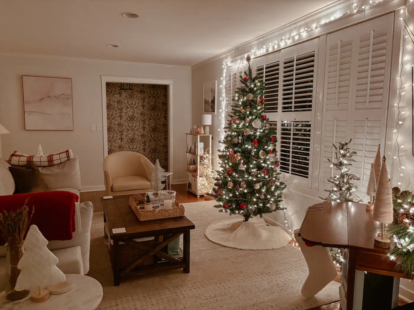 Our Christmas Tree and Lights