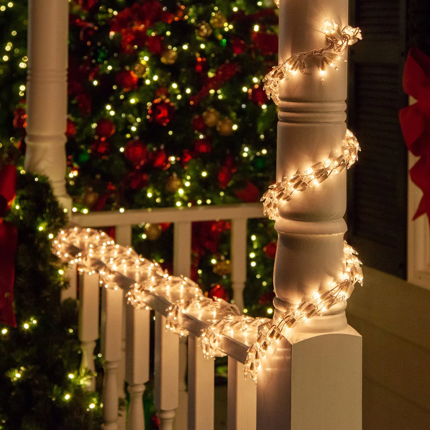 Outdoor Christmas Garland Outdoor Warm White Garlands Lights Christmas  Garland Lights