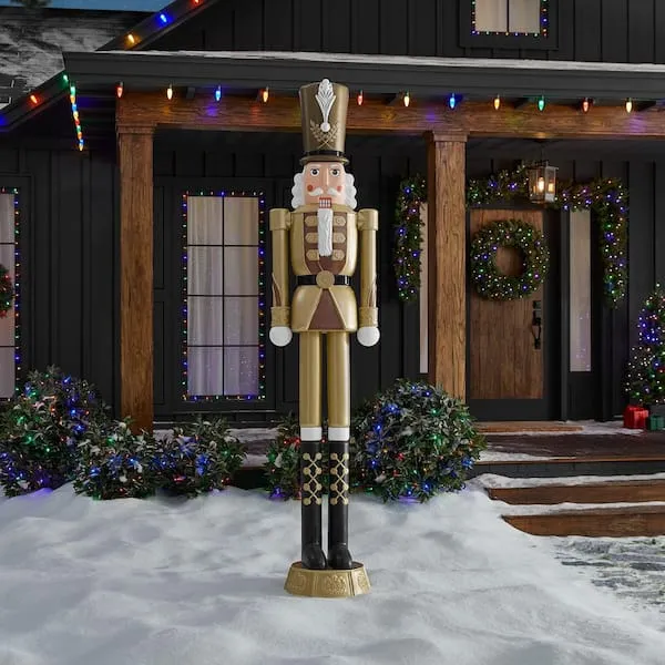 Outdoor Christmas Nutcracker Decorations Nutcracker Christmas Yard  Decorations The Home Depot