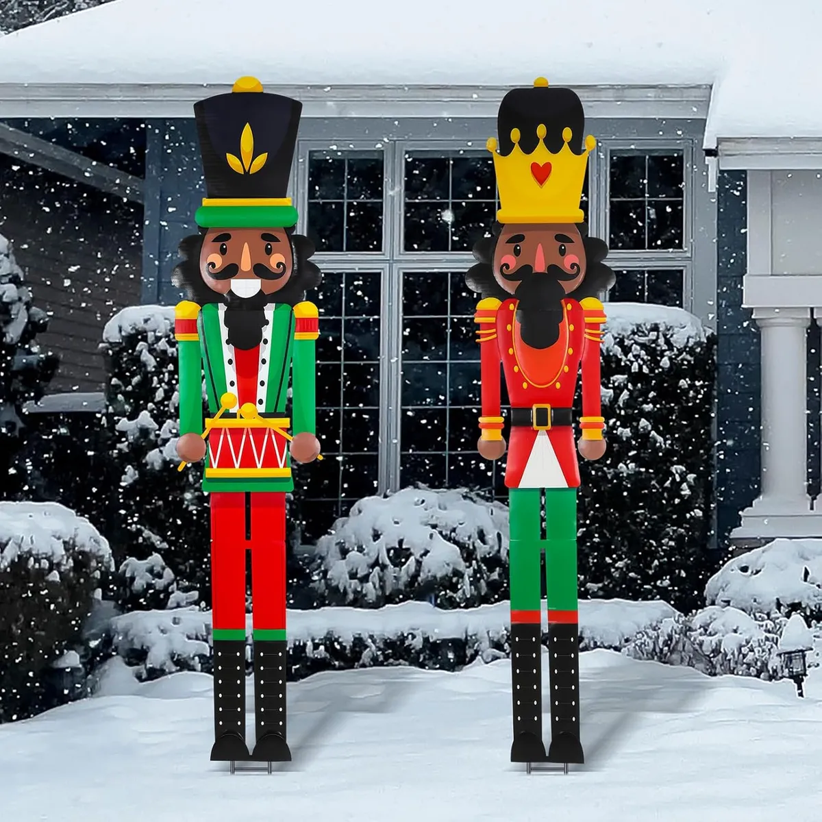 Outdoor Christmas Nutcracker Decorations Nutcracker Christmas Yard  Decorations The Home Depot