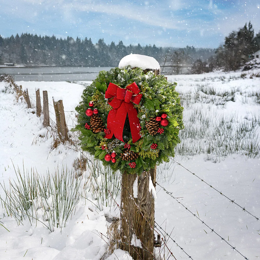 Outdoor Christmas Wreath Designs That Welcome Holiday Joy – Lynch Creek Farm