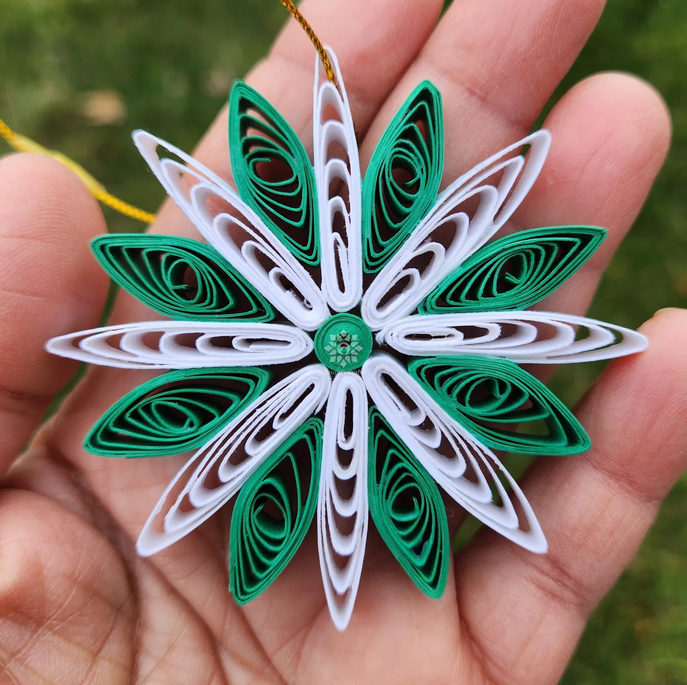 Paper Quilling Snowflake Ornament 13 | Trupti's Craft