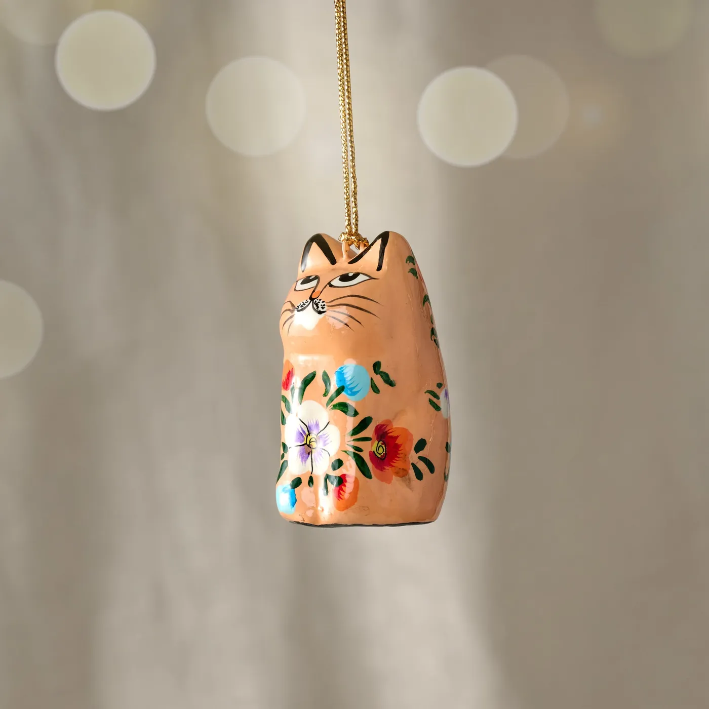 Parisi Paper Mache Cat Ornament – Ten Thousand Villages