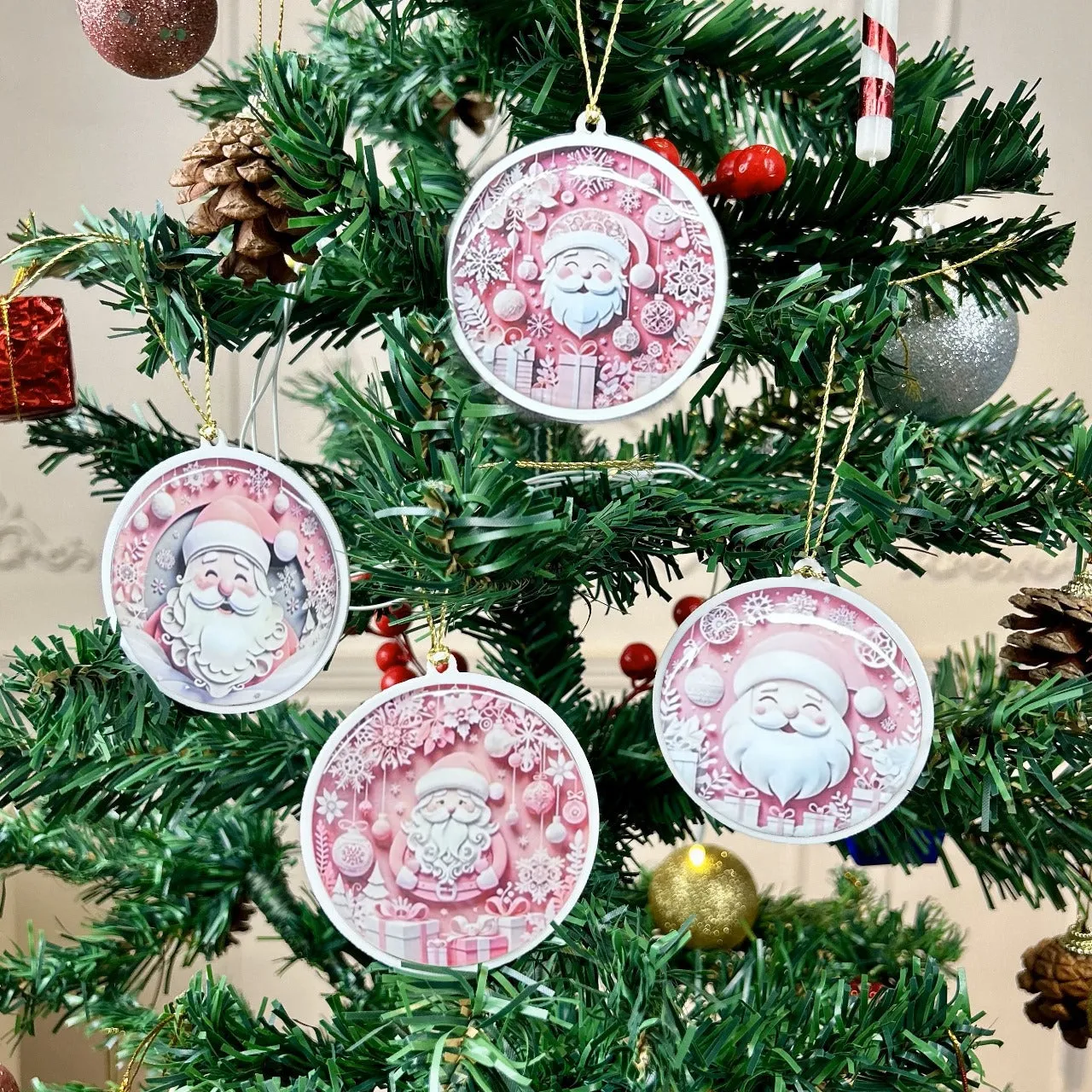 Pastel Ornaments for Pink Christmas | Pastel Christmas Decor Pastel  Christmas Ornaments/Adornos navideños pastel